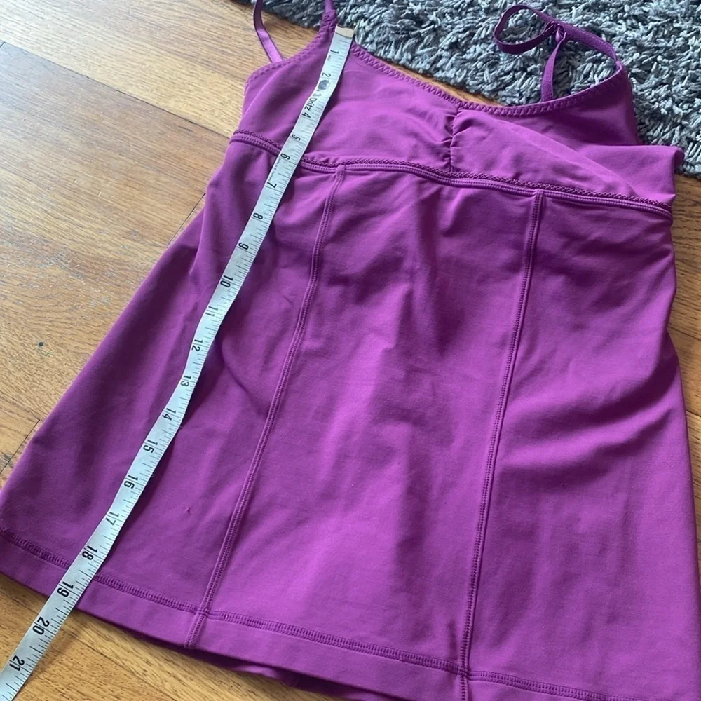 Lululemon WARRIOR 1 Purple Magenta workout tank top size 6